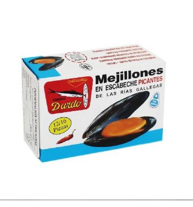 Mejillones en Escabeche Picante de las RIas Gallegas 12/16 Dardo