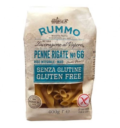 Penne Rigate No.66 Sin Gluten Rummo 400gr