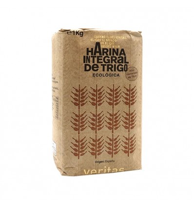 Harina integral de trigo Veritas 1Kg ECO
