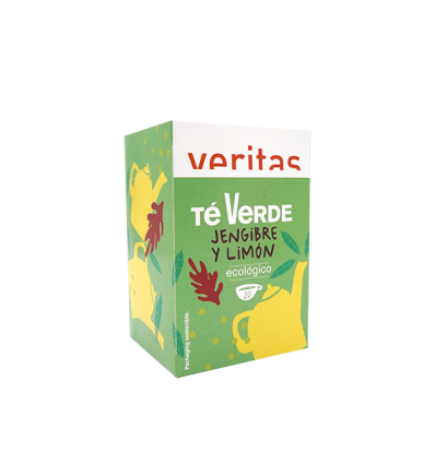 Té verde jeng limón Veritas 20b ECO