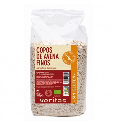 Copos finos avena int. s/g V 500g ECO