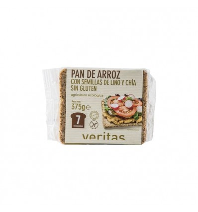 Pan s/gluten lino chia Verit 375 ECO