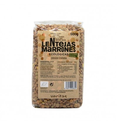 Lentejas marrones Veritas 500gr ECO