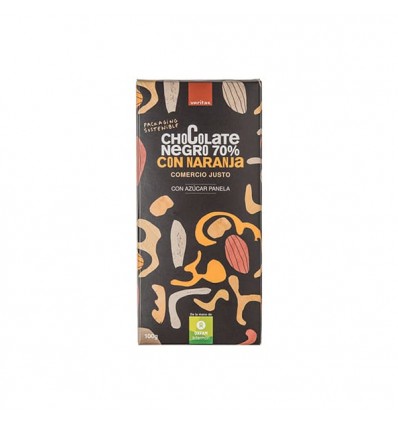 Chocolate 70% naranja Veritas 100g ECO