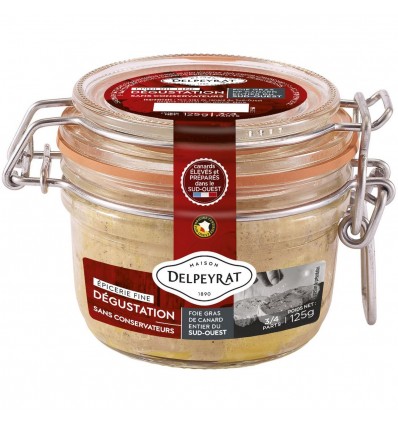 Foie Ànec Micuit Entier Sal Pebre Delpeyrat 125g