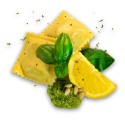 600g Raviolacci Pesto Limón + Crema Reggiano