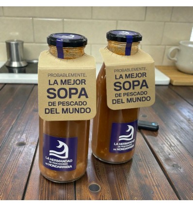 Sopa Pescado Hermandad Ondarribia